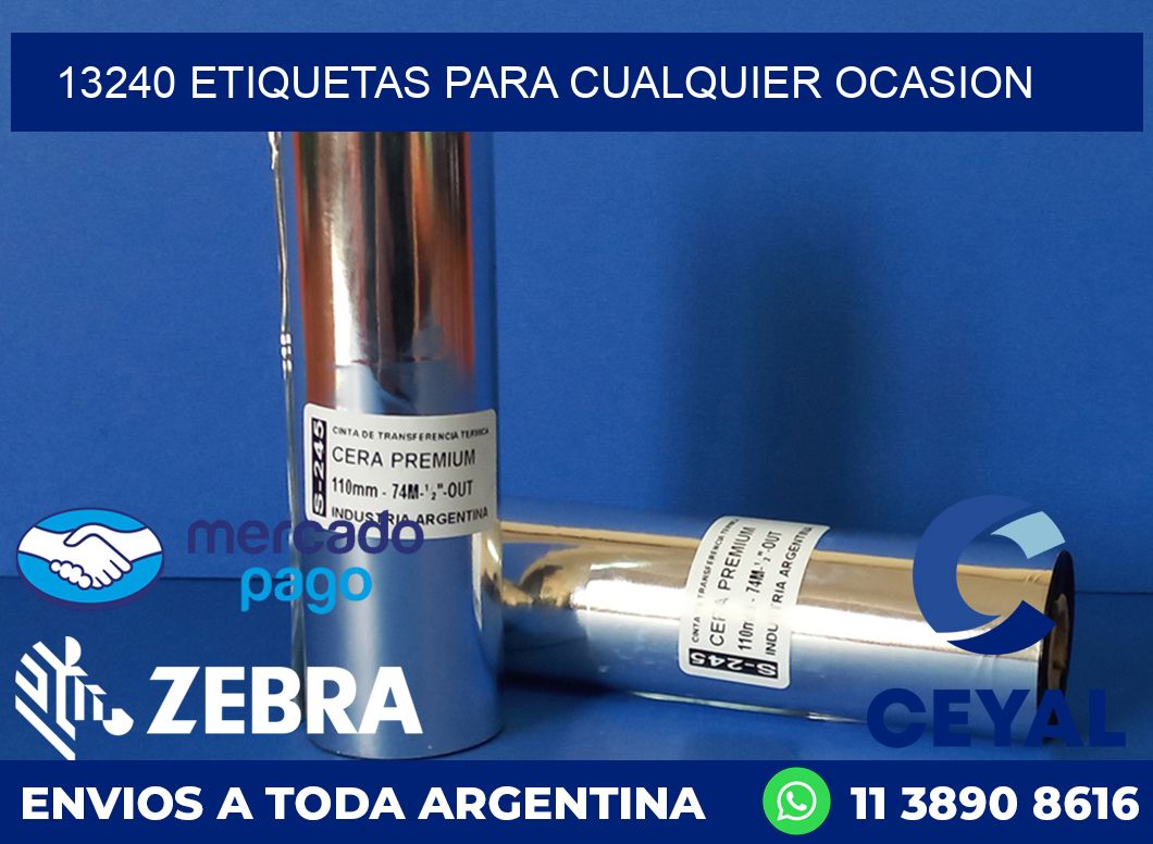 13240 ETIQUETAS PARA CUALQUIER OCASION