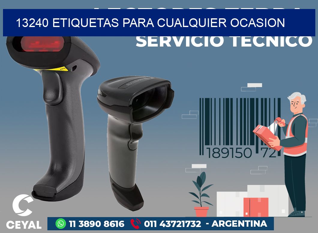 13240 ETIQUETAS PARA CUALQUIER OCASION