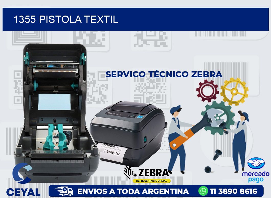 1355 PISTOLA TEXTIL