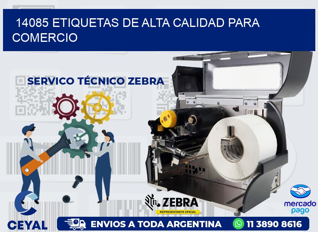 14085 ETIQUETAS DE ALTA CALIDAD PARA COMERCIO