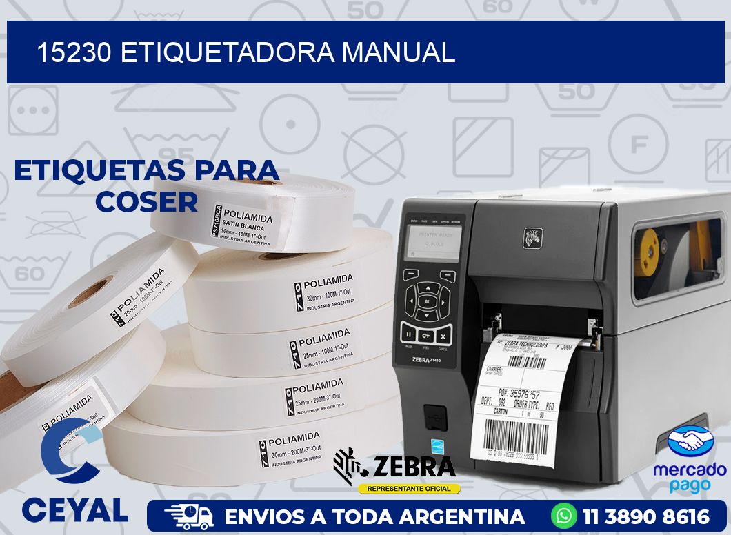 15230 ETIQUETADORA MANUAL
