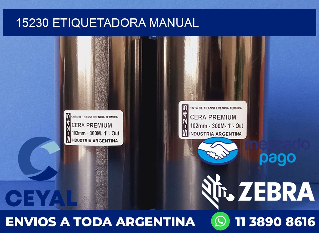 15230 ETIQUETADORA MANUAL