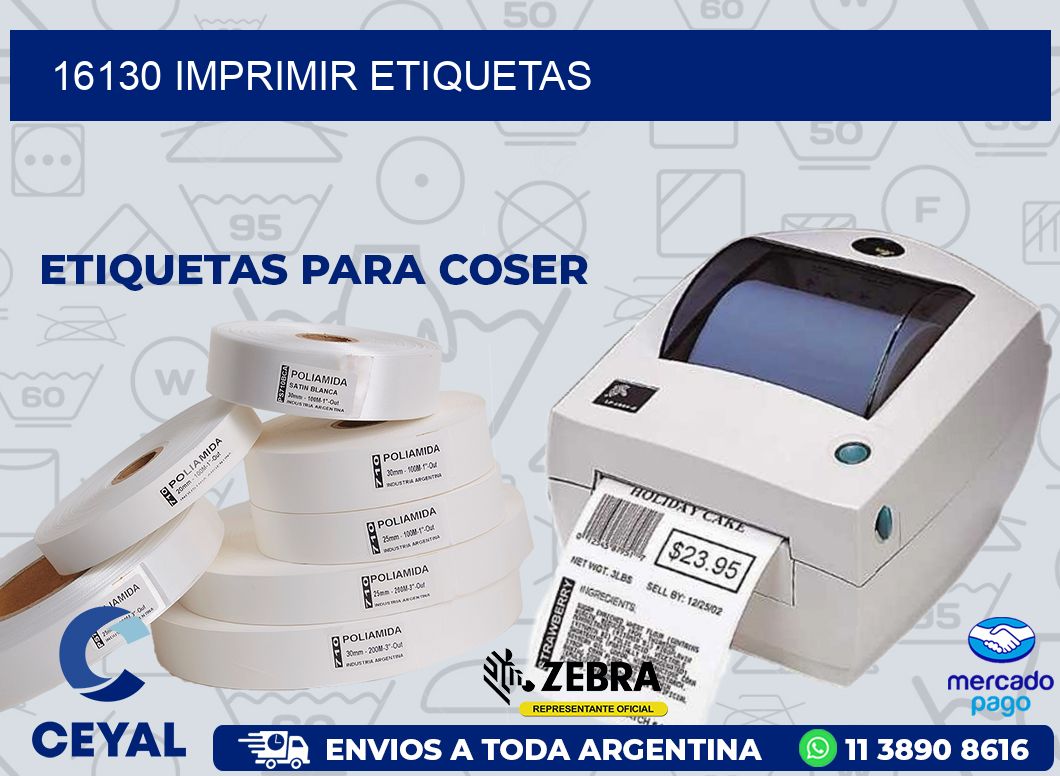 16130 IMPRIMIR ETIQUETAS