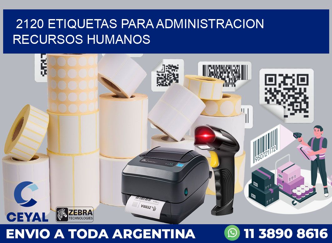 2120 ETIQUETAS PARA ADMINISTRACION RECURSOS HUMANOS