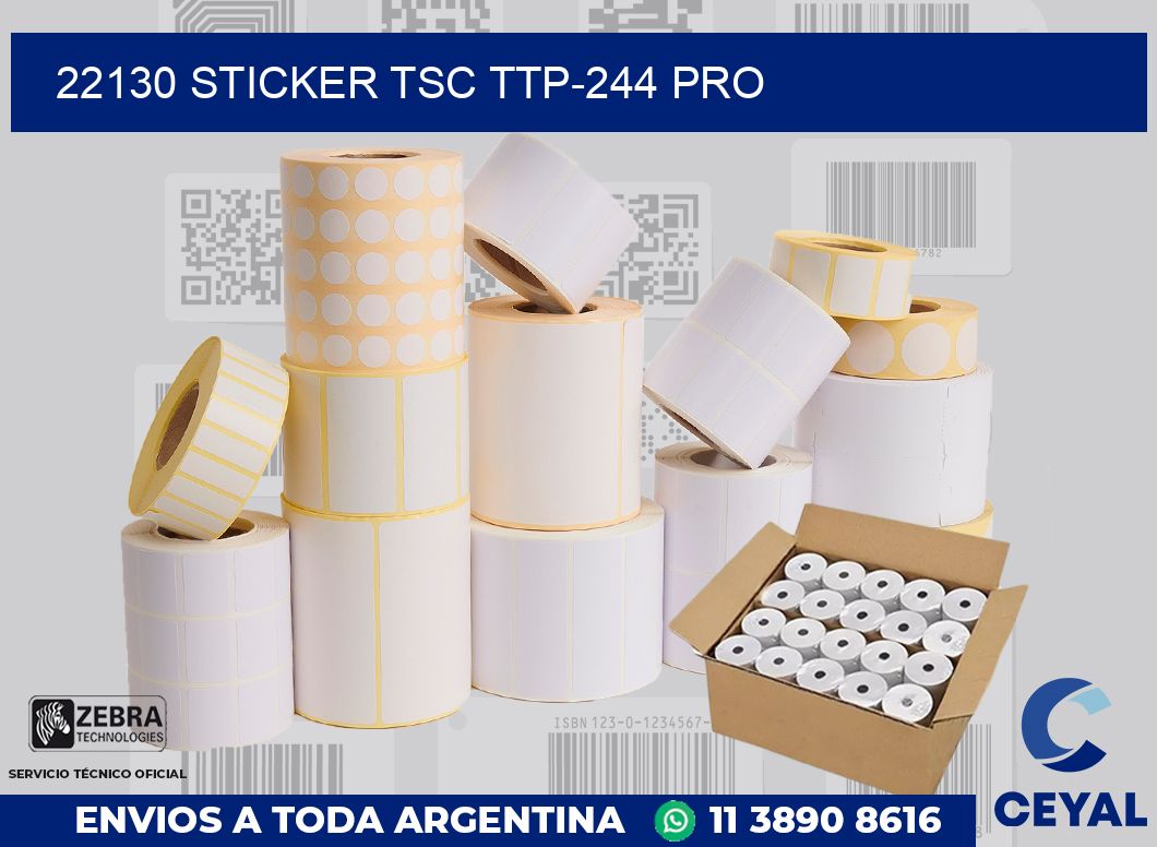 22130 STICKER TSC TTP-244 PRO