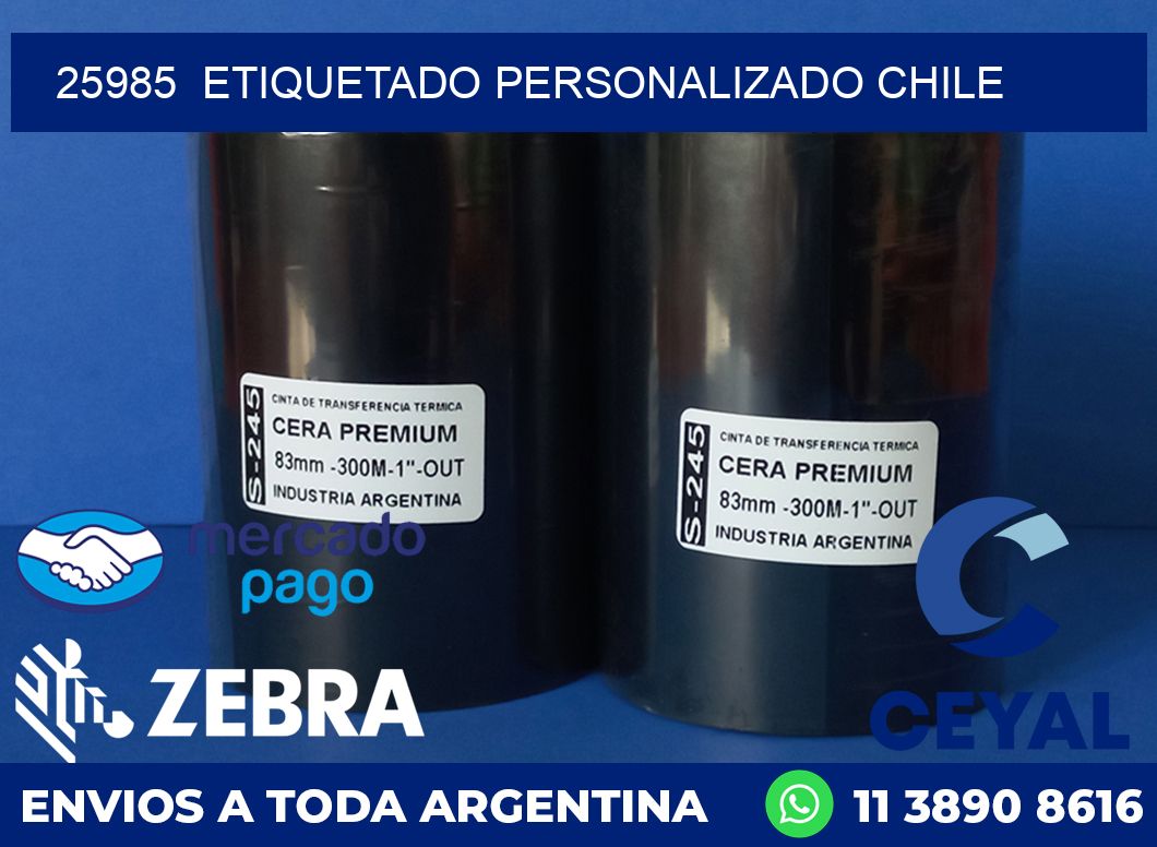 25985  ETIQUETADO PERSONALIZADO CHILE