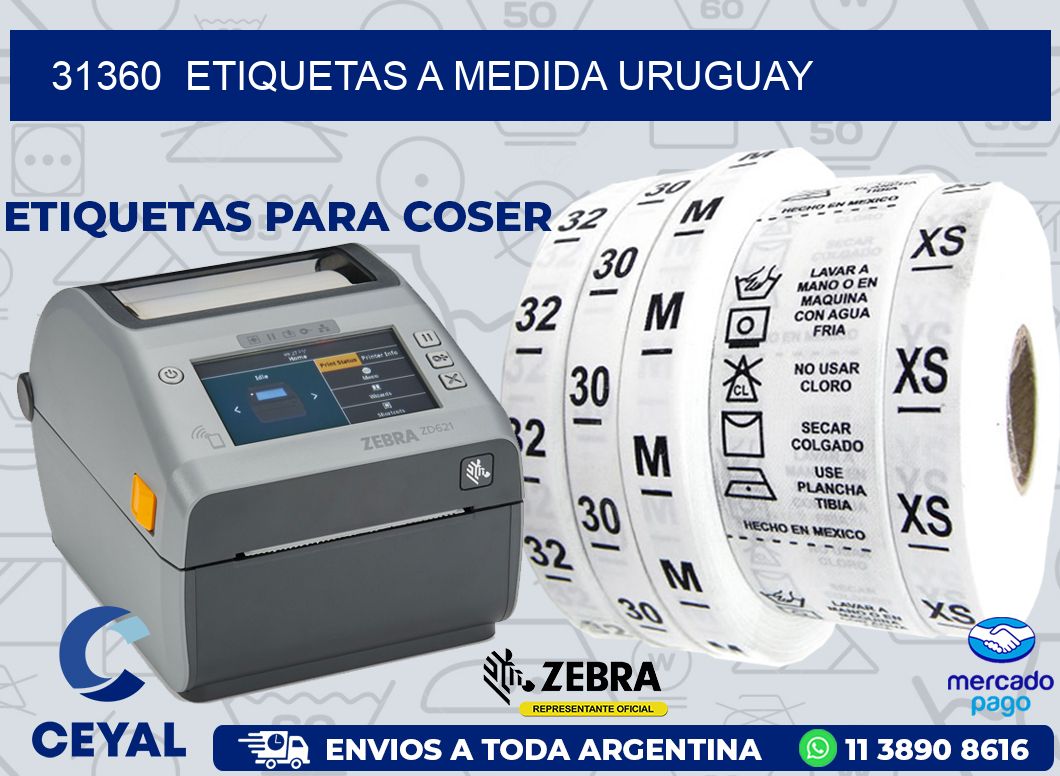 31360  ETIQUETAS A MEDIDA URUGUAY