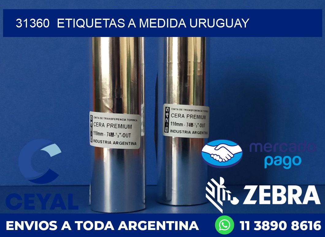 31360  ETIQUETAS A MEDIDA URUGUAY