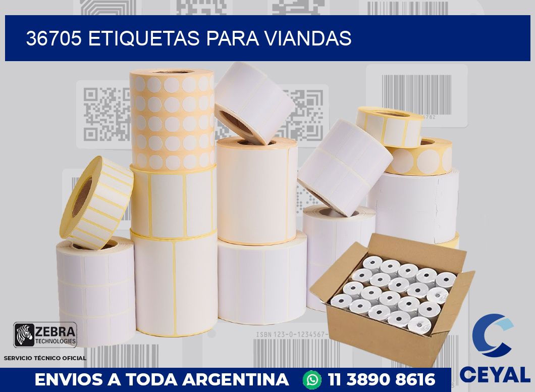 36705 ETIQUETAS PARA VIANDAS