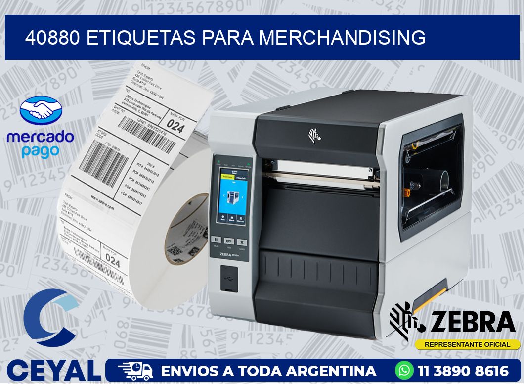 40880 ETIQUETAS PARA MERCHANDISING