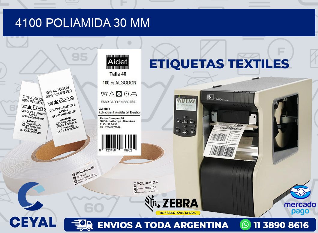 4100 POLIAMIDA 30 MM