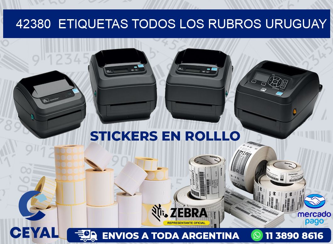 42380  ETIQUETAS TODOS LOS RUBROS URUGUAY