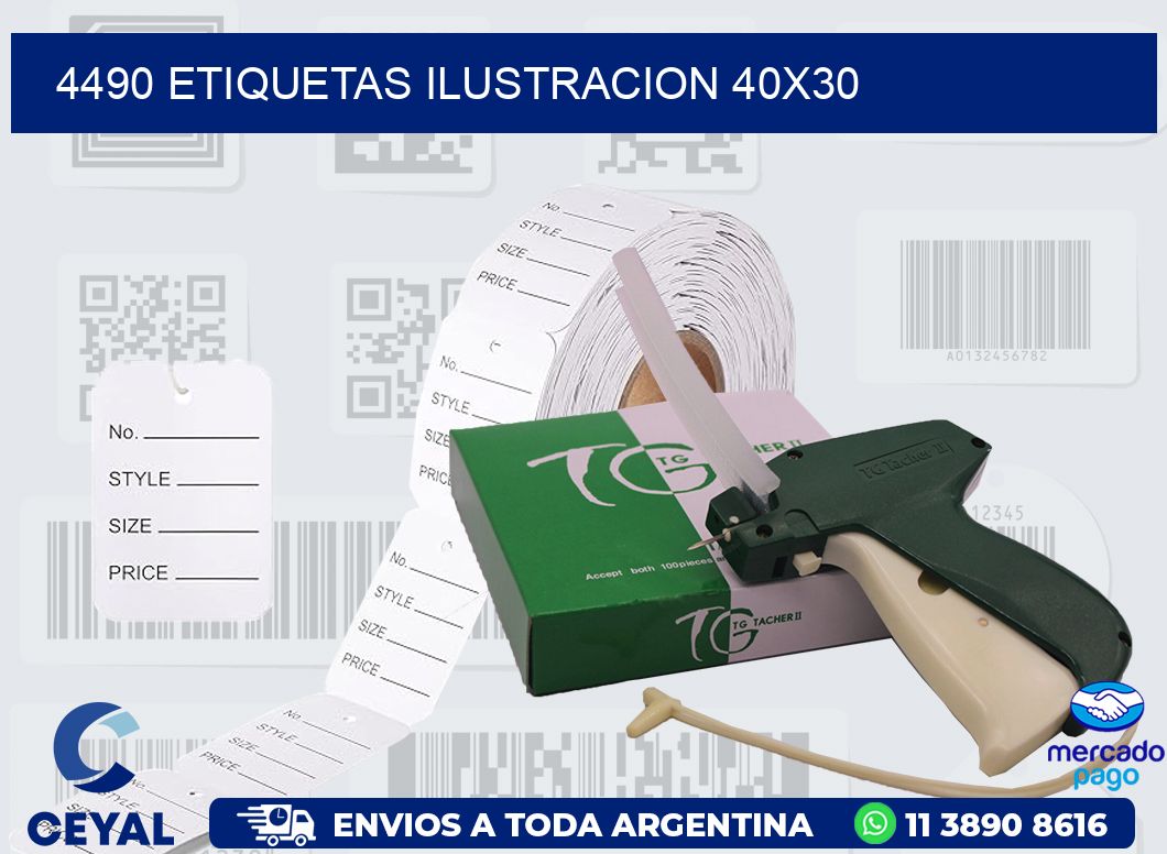 4490 ETIQUETAS ILUSTRACION 40X30