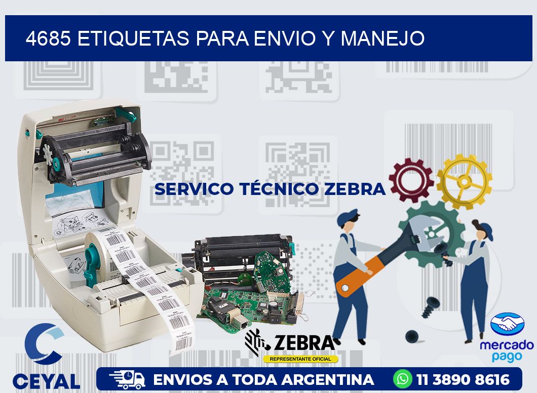 4685 ETIQUETAS PARA ENVIO Y MANEJO