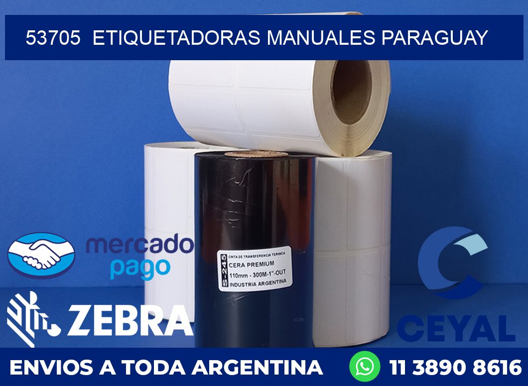 53705  ETIQUETADORAS MANUALES PARAGUAY