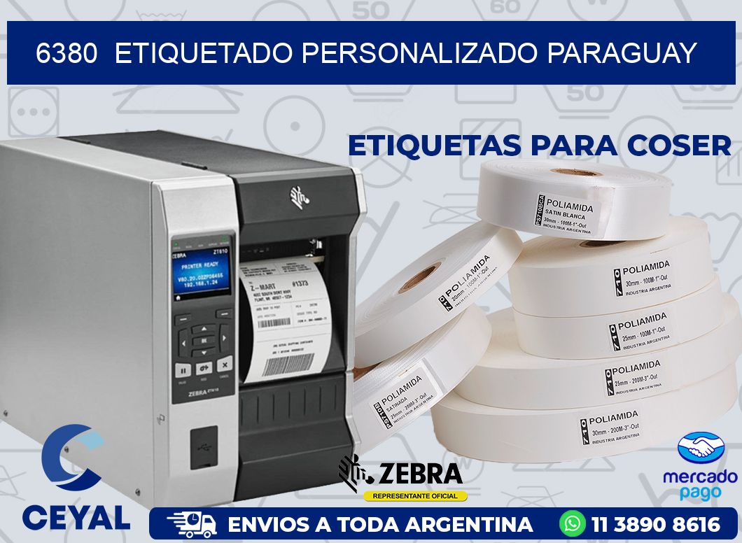 6380  ETIQUETADO PERSONALIZADO PARAGUAY