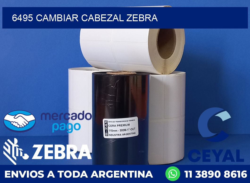6495 CAMBIAR CABEZAL ZEBRA