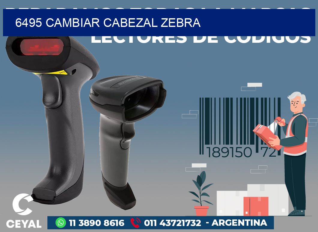 6495 CAMBIAR CABEZAL ZEBRA