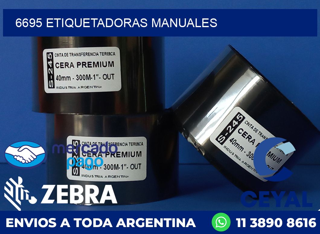 6695 ETIQUETADORAS MANUALES