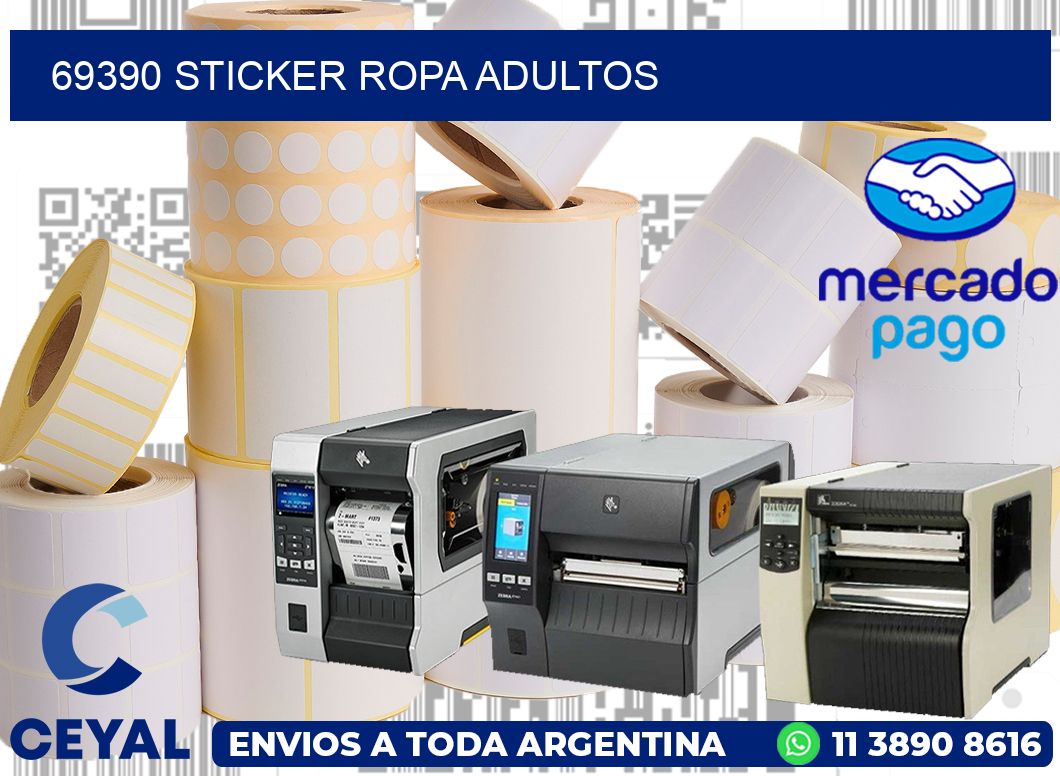 69390 STICKER ROPA ADULTOS