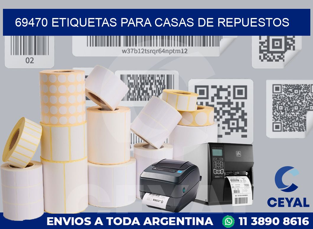 69470 ETIQUETAS PARA CASAS DE REPUESTOS