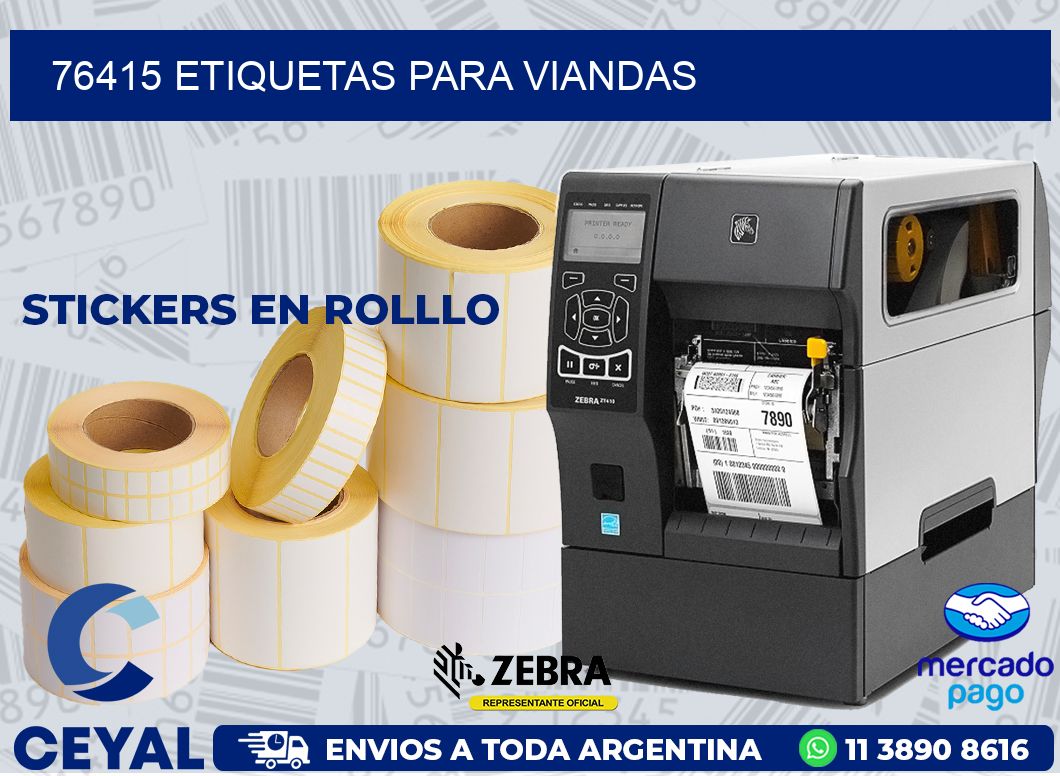 76415 ETIQUETAS PARA VIANDAS