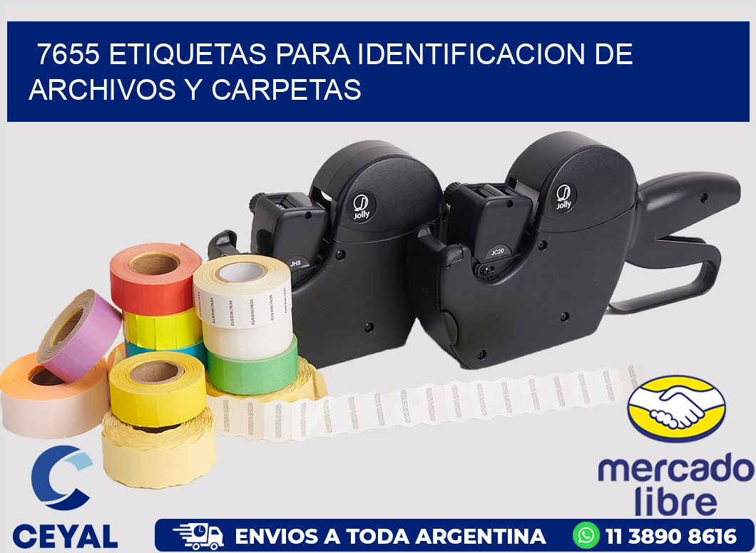 7655 ETIQUETAS PARA IDENTIFICACION DE ARCHIVOS Y CARPETAS