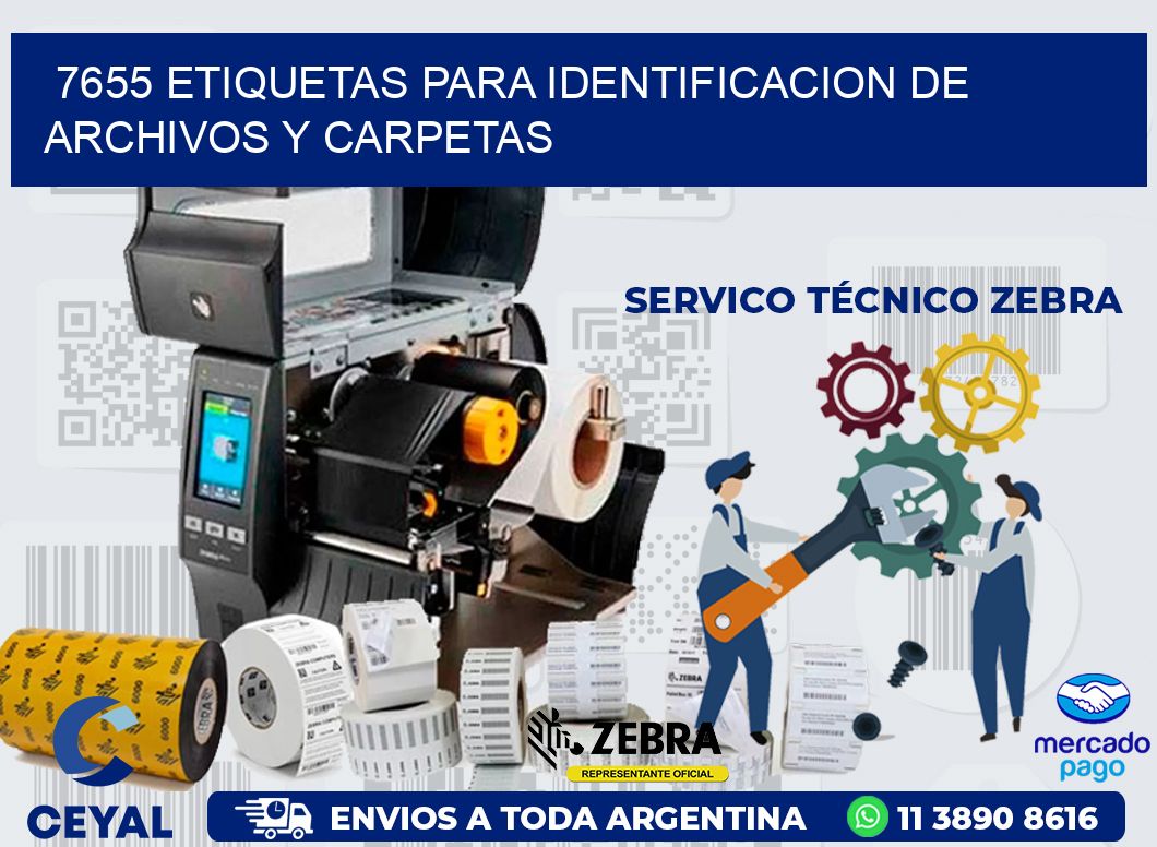 7655 ETIQUETAS PARA IDENTIFICACION DE ARCHIVOS Y CARPETAS
