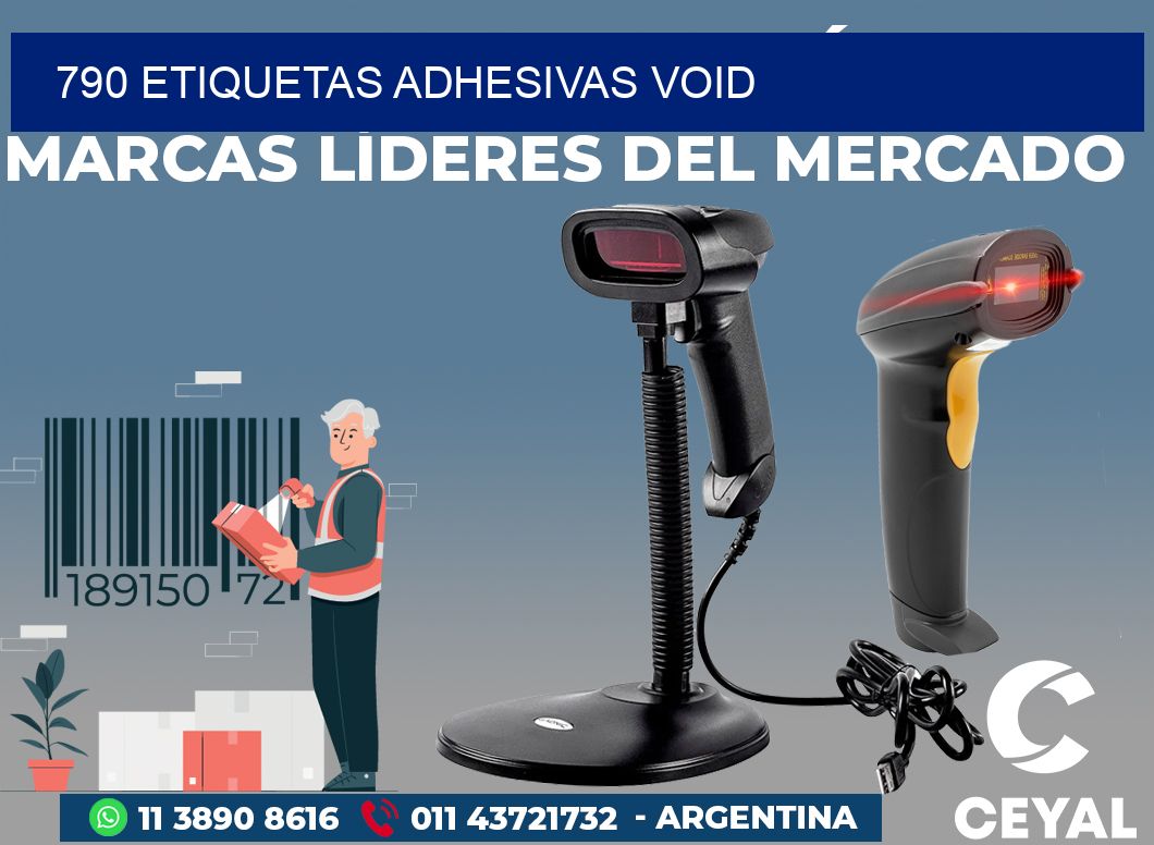 790 ETIQUETAS ADHESIVAS VOID