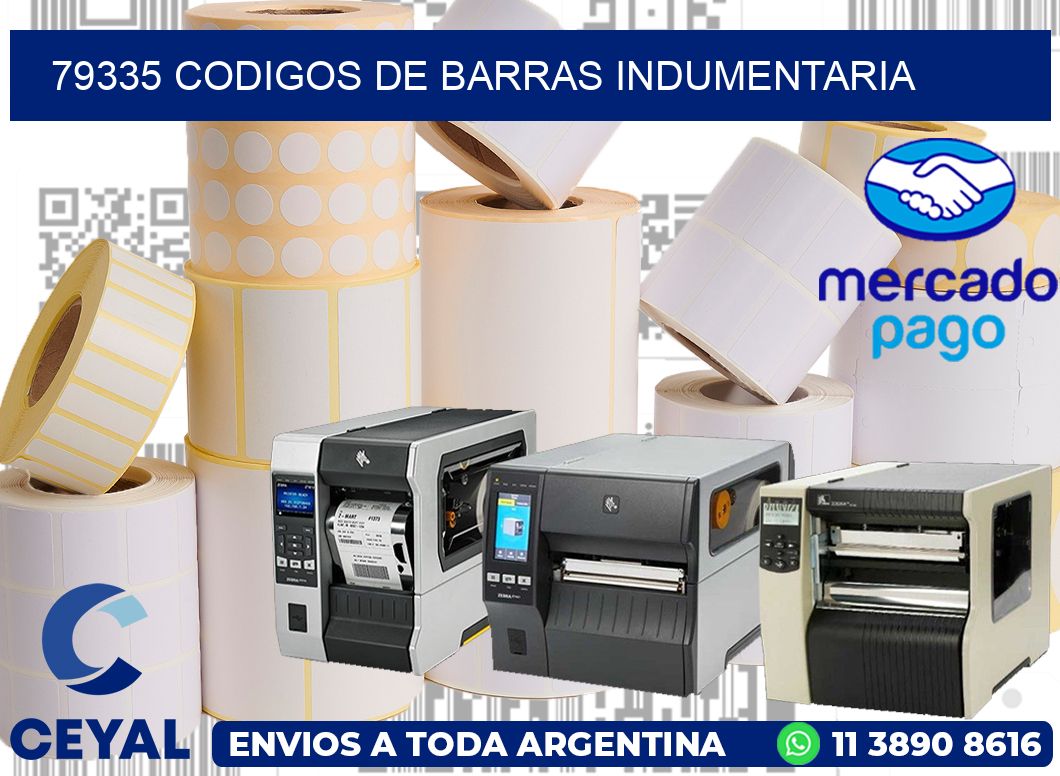 79335 CODIGOS DE BARRAS INDUMENTARIA