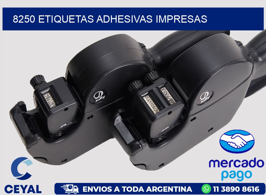 8250 ETIQUETAS ADHESIVAS IMPRESAS
