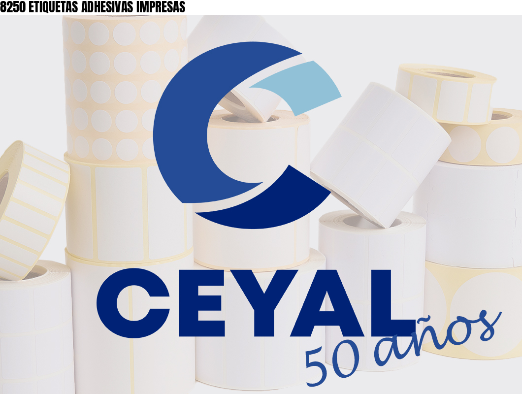 8250 ETIQUETAS ADHESIVAS IMPRESAS