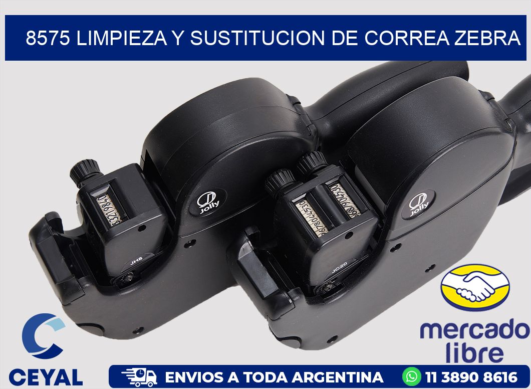 8575 LIMPIEZA Y SUSTITUCION DE CORREA ZEBRA