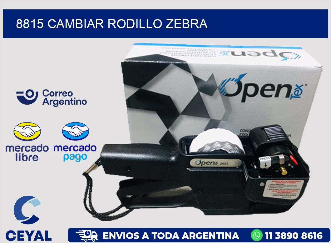 8815 CAMBIAR RODILLO ZEBRA