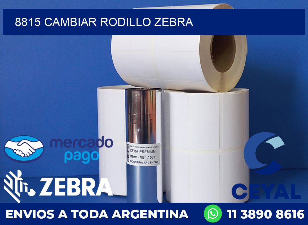 8815 CAMBIAR RODILLO ZEBRA