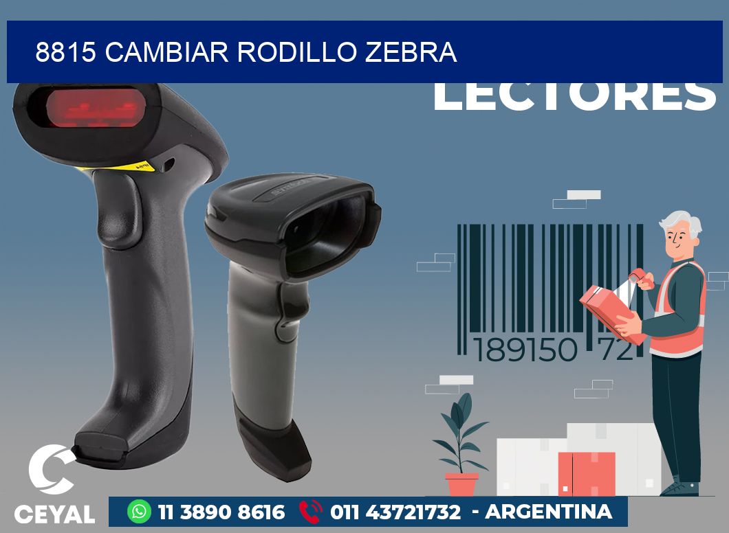 8815 CAMBIAR RODILLO ZEBRA
