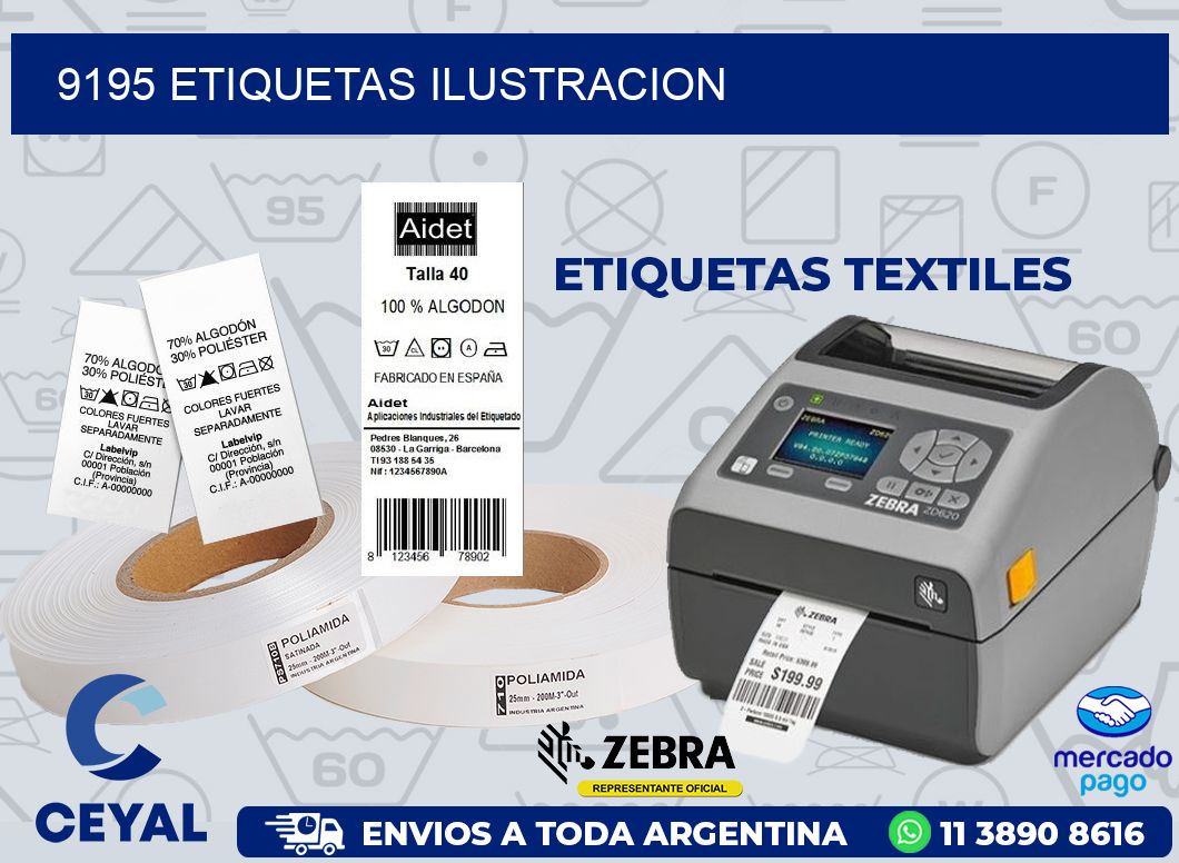 9195 ETIQUETAS ILUSTRACION