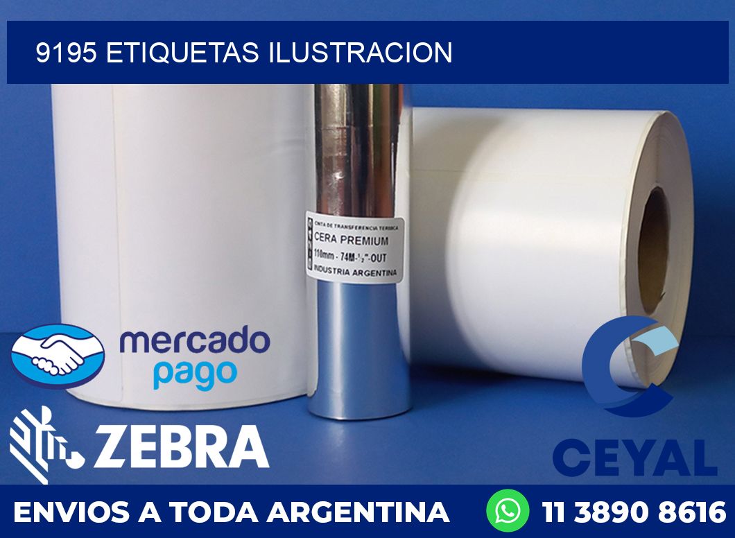 9195 ETIQUETAS ILUSTRACION