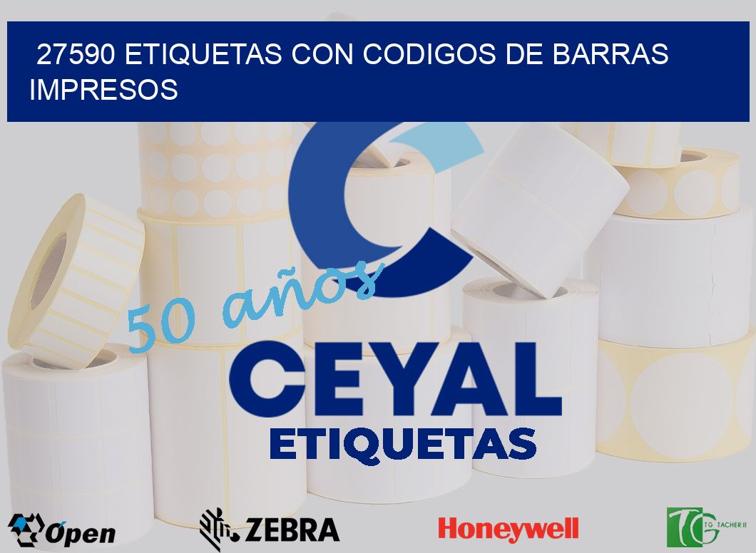 27590 ETIQUETAS CON CODIGOS DE BARRAS IMPRESOS