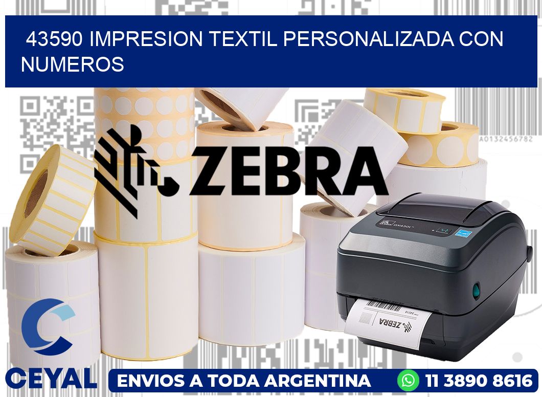 43590 IMPRESION TEXTIL PERSONALIZADA CON NUMEROS