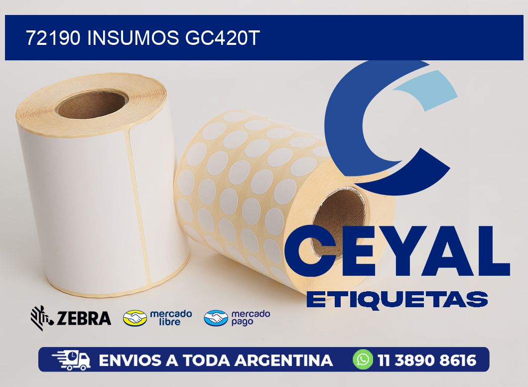 72190 INSUMOS GC420T