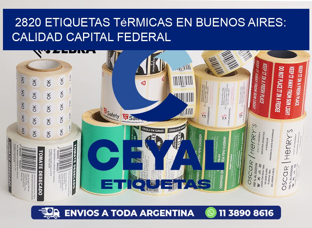 2820 Etiquetas Térmicas en Buenos Aires: Calidad Capital Federal