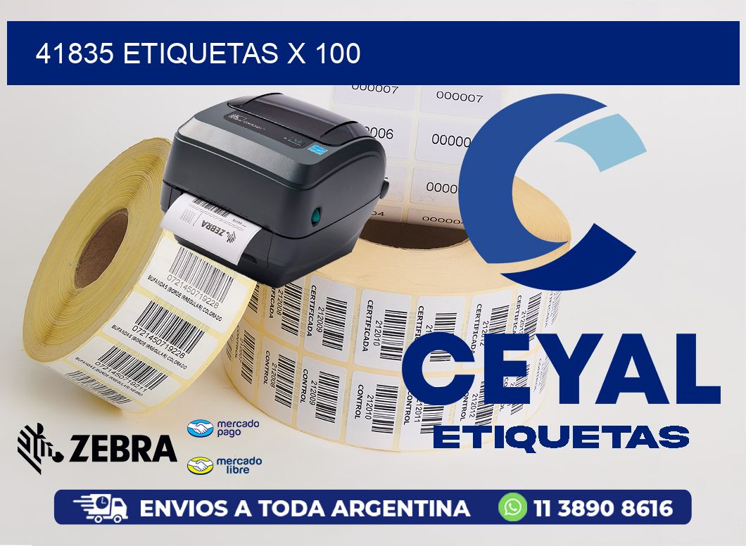 41835 ETIQUETAS X 100