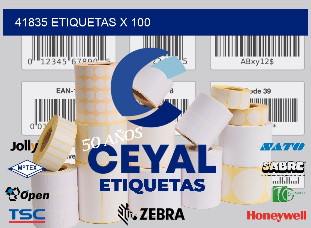 41835 ETIQUETAS X 100