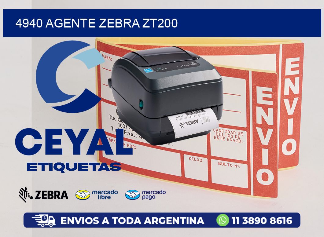 4940 AGENTE ZEBRA ZT200
