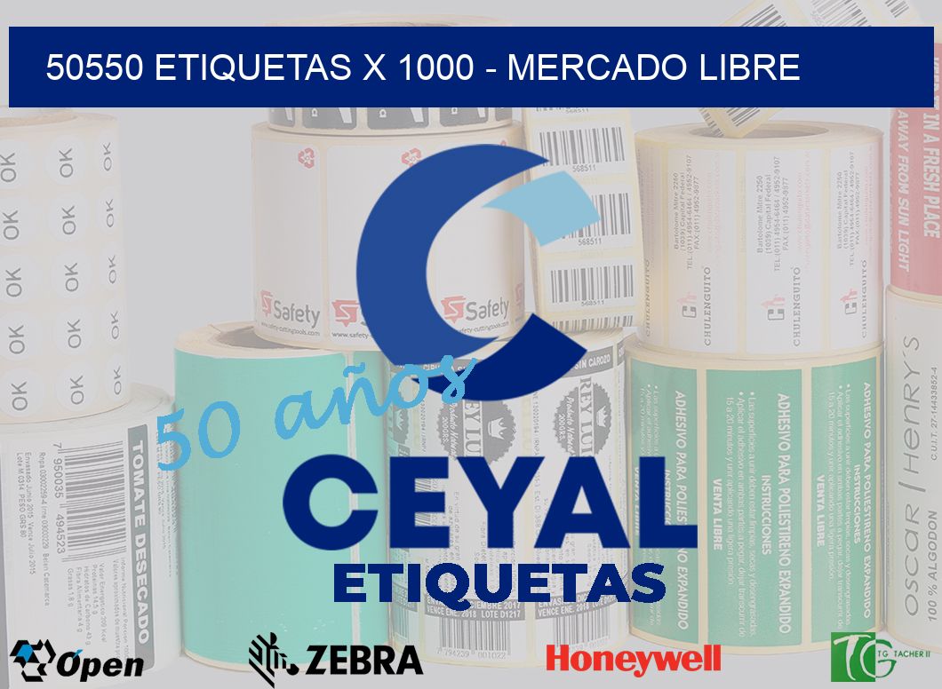 50550 ETIQUETAS X 1000 - MERCADO LIBRE