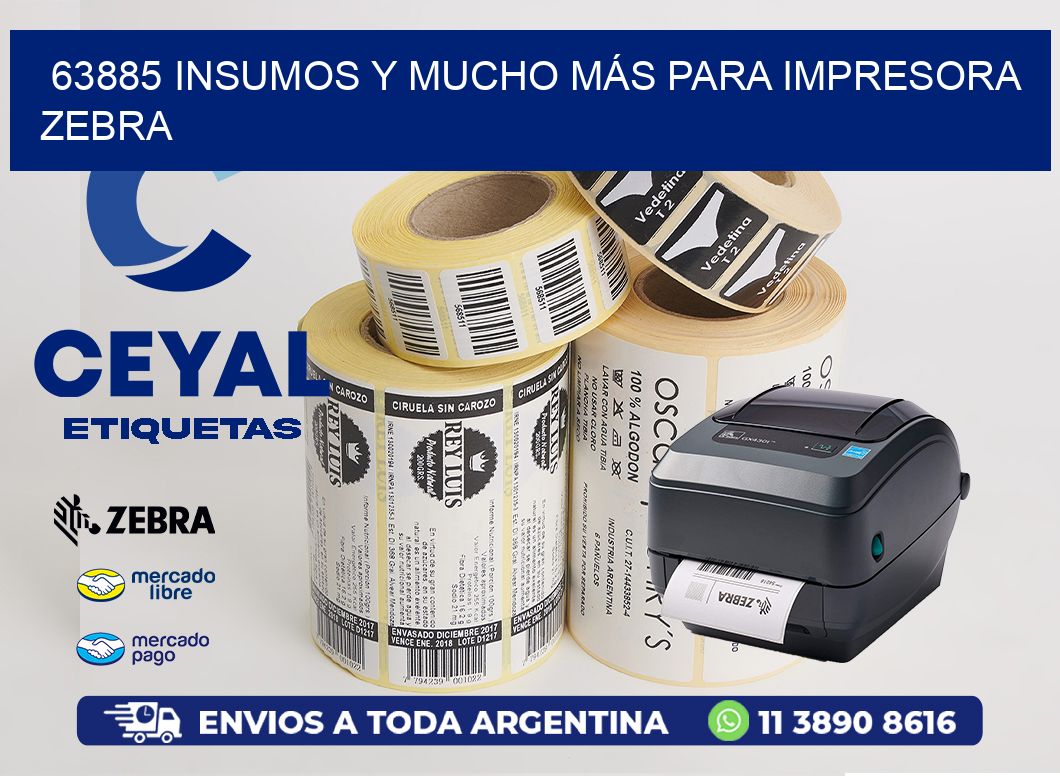 63885 INSUMOS Y MUCHO MÁS PARA IMPRESORA ZEBRA