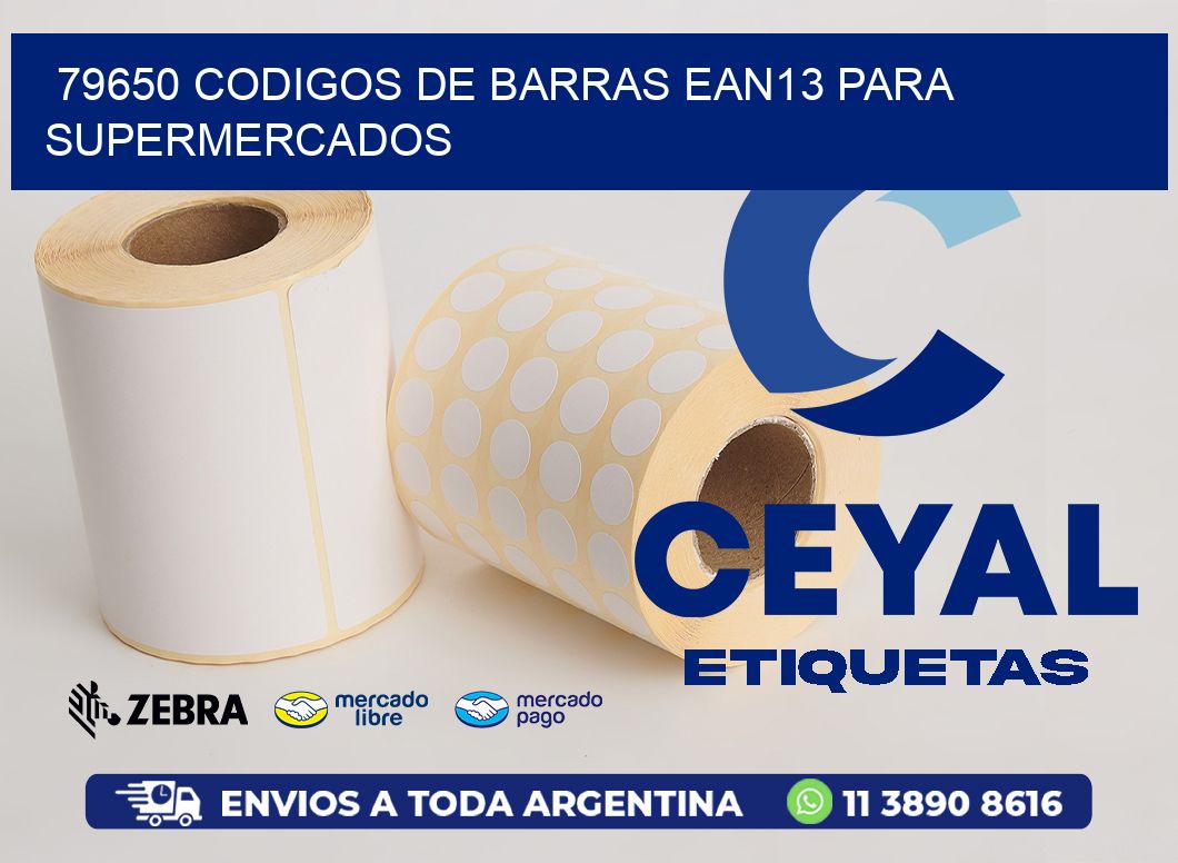 79650 CODIGOS DE BARRAS EAN13 PARA SUPERMERCADOS