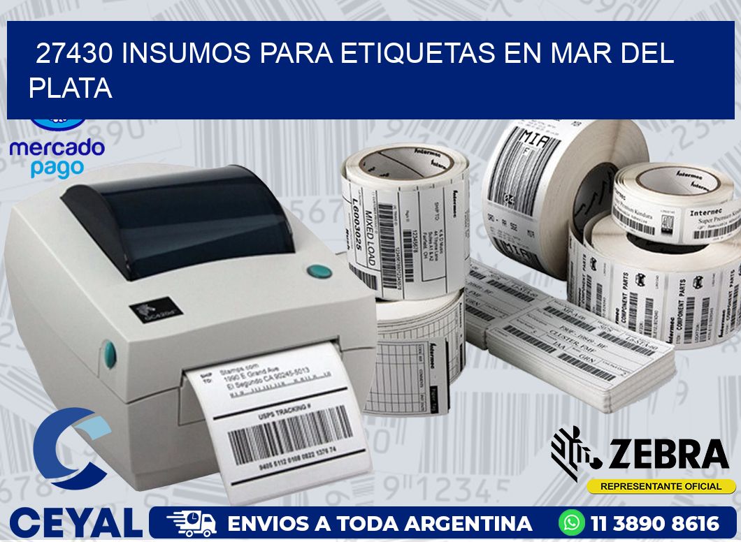 27430 INSUMOS PARA ETIQUETAS EN MAR DEL PLATA