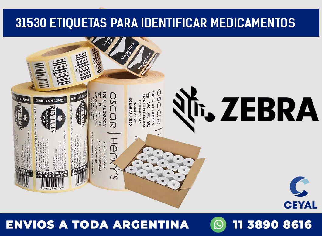 31530 ETIQUETAS PARA IDENTIFICAR MEDICAMENTOS